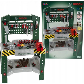 Theo Klein 8574 Bosch dílna s nářadím a příslušenstvím 77 ks 8574TK