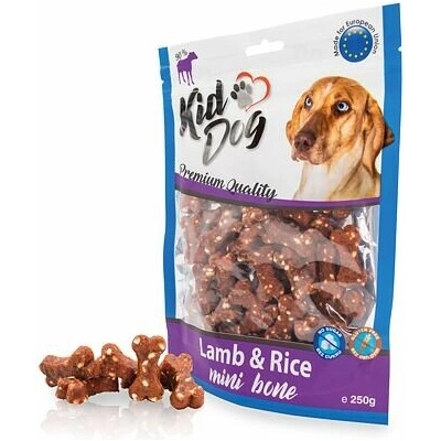 KIDDOG jahňacie mäso s ryžou MINI kostičky 250 g