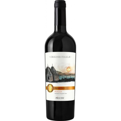 Piccini Origenes Italicae Primitivo de Puglia 14% 0,75 l (čistá fľaša)