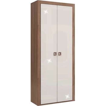 Гардероб 2D Domino Havana L85 дъб хавана и кашмир супер гланц