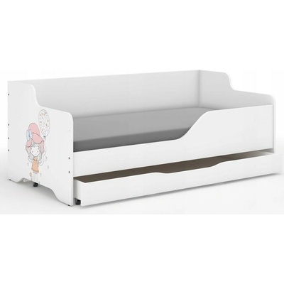 Wooden Toys Lilu Dievča s balónom + šuflík + matrac Pravá strana