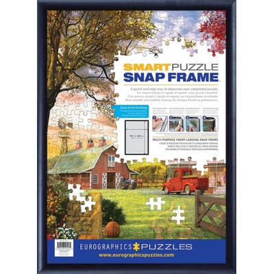 EUROGRAPHICS Smart puzzle Čierny hliníkový klaprám na puzzle 48,89x67,63cm