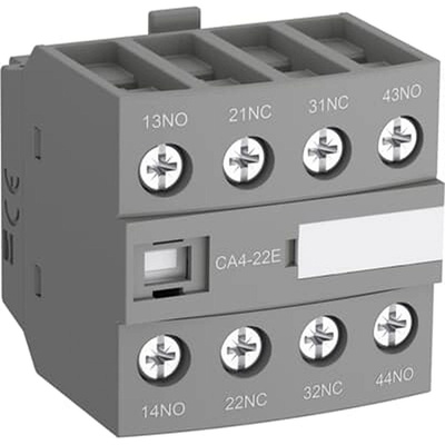 ABB Помощен контакт abb ca4-22e - 2no+2nc, фронтален монтаж (1sbn010140r1022)