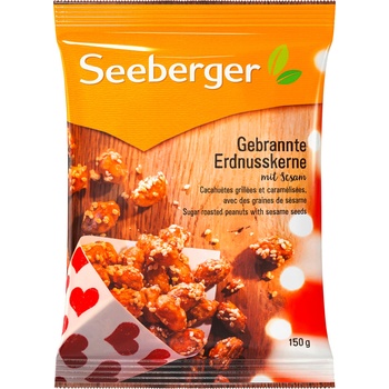 Seeberger Захаросани фъстъци със захарна коричка и сусам - 150 г