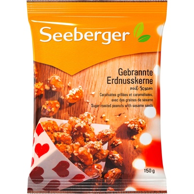 Seeberger Захаросани фъстъци със захарна коричка и сусам - 150 г