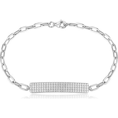 Silverino náramek se zirkony 8590