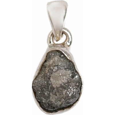 Nefertitis Diamant přírodní surový přívěsek stříbro P288 NF62691