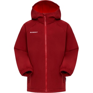 Mammut Детско софтшел яке Mammut Kid's Ultimate Comfort Softshell Hooded Jacket Softshell jacket - Dark Mammut Red - размер 164 (EU) (703-6435-0216)