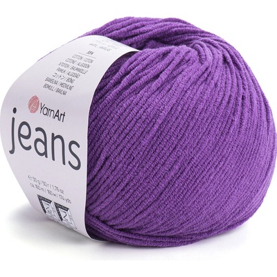 Yarn Art příze YarnArt Jeans 50 tmavě fialová