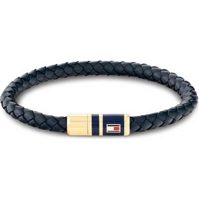 Tommy Hilfiger Štýlový náramok z tmavo modrej kože 2790640S