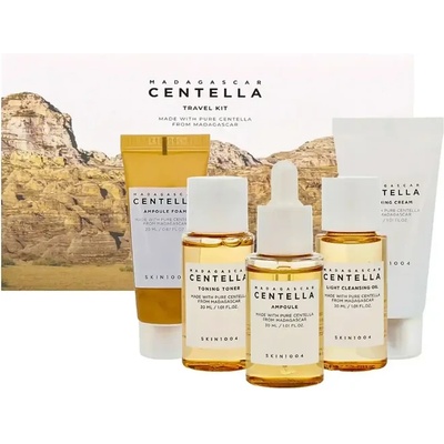 SKIN1004 Madagascar Centella Travel Kit (box version) - Мини комплект продукти с центела за пътуване
