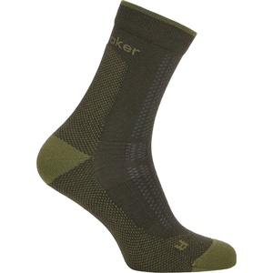 Icebreaker Мъжки туристически чорапи Icebreaker Merino Hike+ Ultralight Quarter Walking socks - Dark Loden / Sphagnum - размер 44, 5-46, 5 (EU) (201-9231-0413)