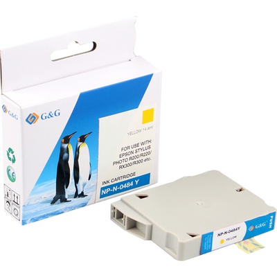 Compatible Глава за EPSON STYLUS PHOTO R 300 M/R300/RX 500 - Yellow - C13T048440 - T0484 - P№ NP-N-0484Y - G&G (Compatible-NP-N-0484Y)