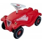 BIG Spielwarenfabrik BIG-Bobby-Car Classic - childrens vehicle for boys and girls, classic ride-on vehicle with a load capacity of up to 50 kg, for children aged 1 year and over, red - 800001303
