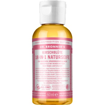 Dr. Bronner's 18in1 Натурален сапун - Черешов цвят - 60 мл