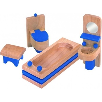 Woodyland Комплект дървени мини мебели Woody - Баня (90614)