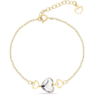 Spark zlatý čirý se Swarovski Elements Soul BSG280810C Krystal
