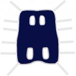 COLLAR Постоперативно облекло синьо 30 см 26-50 см