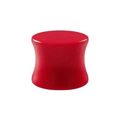 Šperky4U akrylátový plug do ucha červený PL01095-19R
