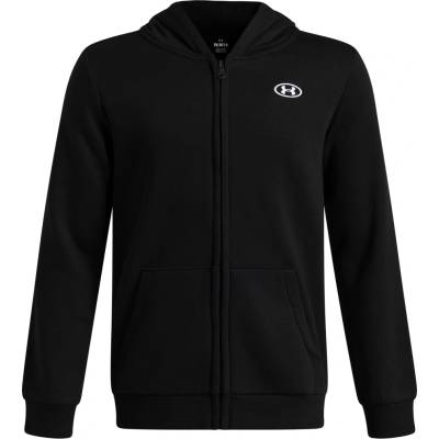 Under Armour B Rival Fleece Fz Hoodie Ultimate Black White