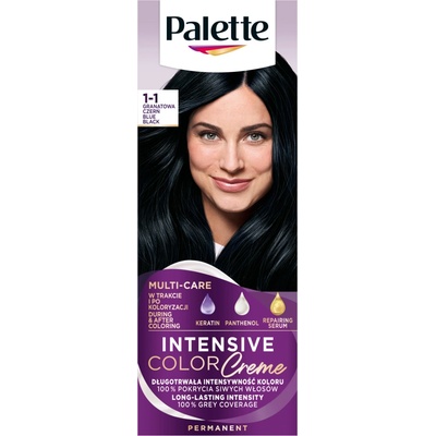 Palette Intensive Color Creme farba na vlasy modročierny 1-1