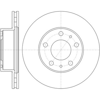 Brzdový kotúč REMSA 61351.10