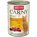 Animonda Carny Adult beef, chicken & duck heart 6x400 g