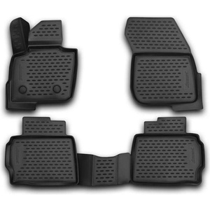 LEMENT Element 3D rubber floor mats suitable for Ford Mondeo | 2014 - Today | 100% custom-fit all-weather floor mats made of TPE, high edge, waterproof, non-slip, odorless - FORD - EXP. ORIG. 3D. 16.66. 210k