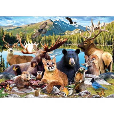 Masterpieces - Puzzle Rocky Mountain - 500 piese