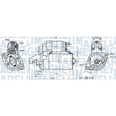 Startér MAGNETI MARELLI 063721413010
