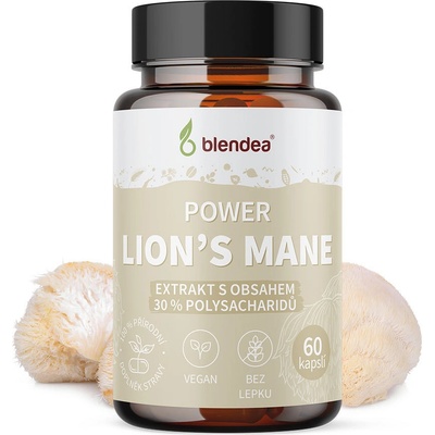 Blendea Lion's Mane Hericium extrakt 60 kapslí
