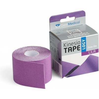 GM Kineziologický tejp fialový 5 cm x 5 m