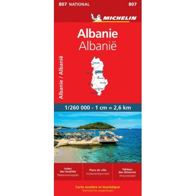 Albanie (Michelin)(Mapa)
