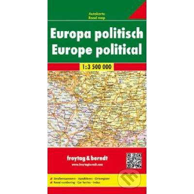 Európa politická 1:3500000 - freytag&berndt