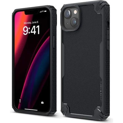 elago Armor Case - удароустойчив силиконов (TPU) калъф за iPhone 14 Plus (черен)
