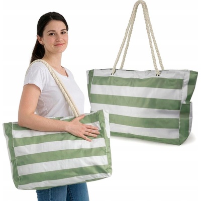 Allbag plážová taška nylonová viacfarebná