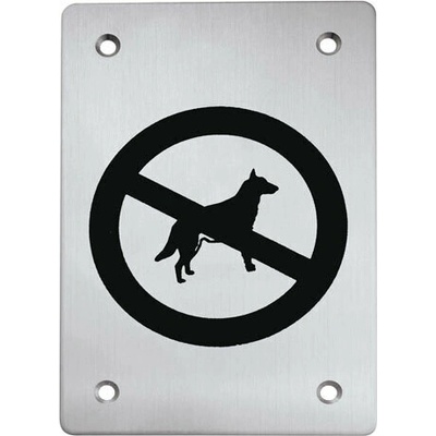 Tupai TI - Piktogram "Zákaz vodenia psov" - hranatý