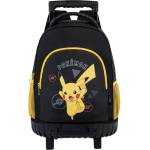 POKEMON GO Ученическа раница с колелца Pokеmon Flash - Черна (68329)