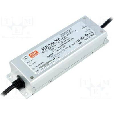 MEAN WELL ELG-100-36A Napájecí zdroj: spínaný; LED; 96W; 36VDC; 1,33÷2,66A; 180÷295VAC