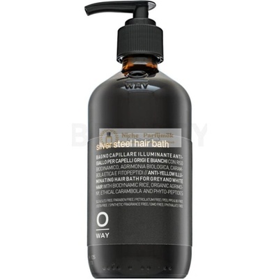 OWAY Silver Steel Hair Bath neutralizující šampon proti žloutnutí odstínu 240 ml