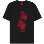 Hugo Тениска Hugo Mens HUGO Dikerd Short Sleeve T-Shirt with Artwork Detail - Black 001
