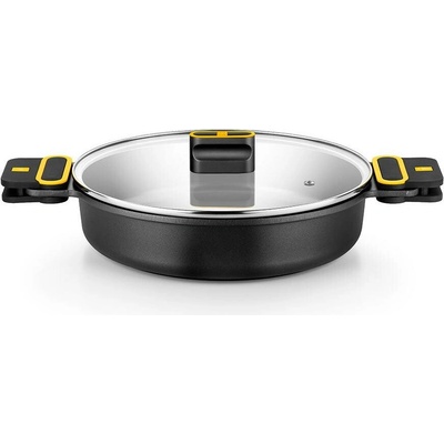 BRA Profesional A510528, Kulatý, Černá, Hliník, Teflon Classic, Černá, Hliník, Silikon