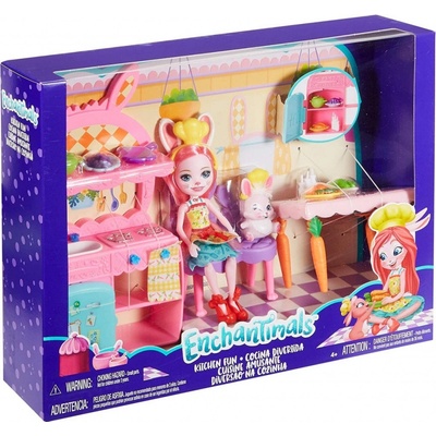 Mattel Enchantimals Domáca pohoda Kuchyňa Bree Bunny