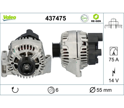 Alternátor VALEO 437475