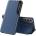 HQWear Елегантен кейс Eco Leather View Case за Samsung Galaxy S22+ (S22 Plus), Син (9145576241158)