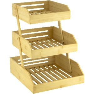 Horecano HORECANO-FAIA-Щендер на три нива бамбуков 30x33xh40cm (НС-931293) (243045-2) (01931293)