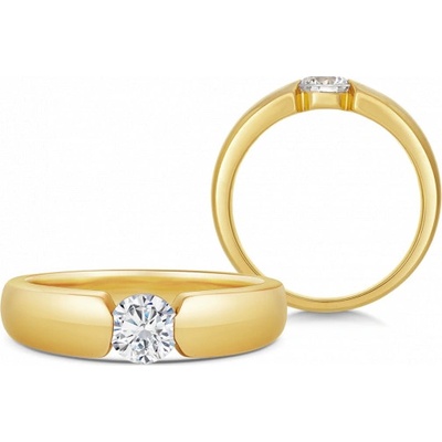 Sofia Diamonds zlatý zásnubný prsteň s diamantom BDRB00137YG
