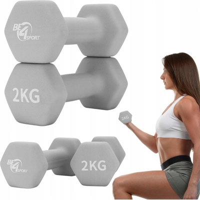 Be4Sport Neoprénové činky 2 x 2 kg 2 ks