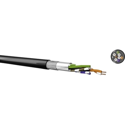 Sommer Cable 580-0241AQ ethernetový síťový CAT 6 SF/UTP černý