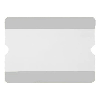 Samolepicí vyznačovací kapsy WT-5118, A4 otevřená – PVC, světle šedá, 302×290 mm, balení 10 ks